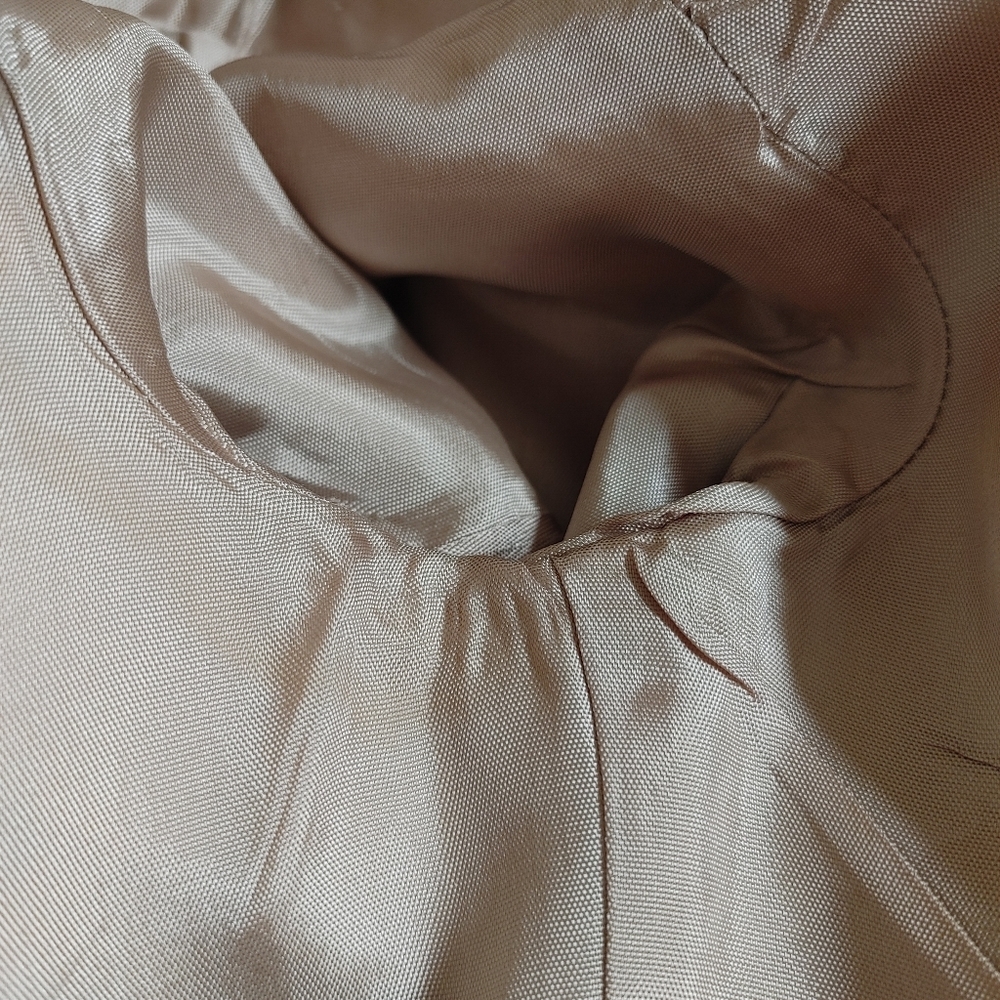 Vintage Kelly Graham Tan Linen Shift & Crop Jacket 4-6 - Picture 11 of 12